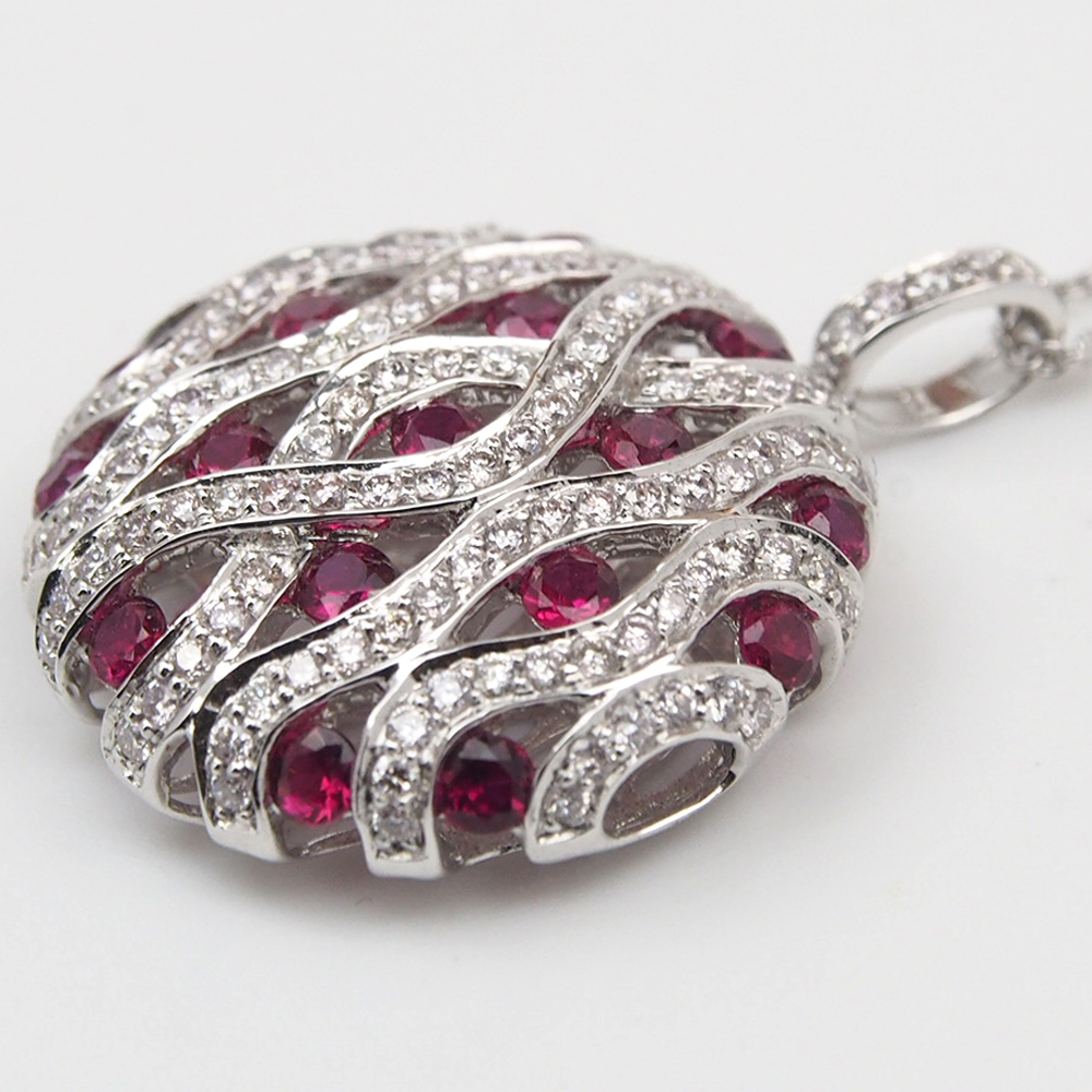 Ruby & Diamond Pendant