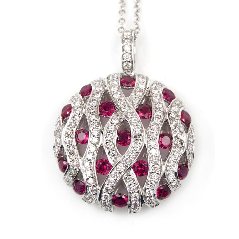 Ruby & Diamond Pendant