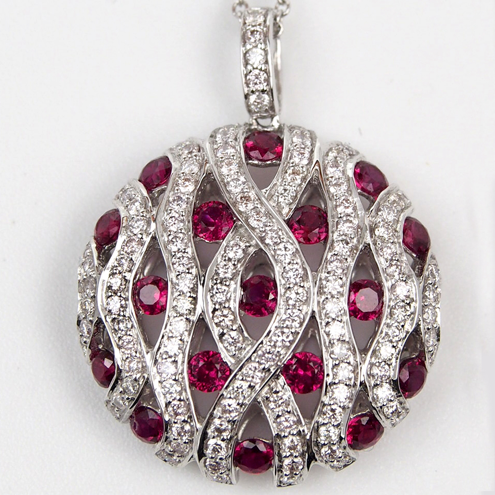 Ruby & Diamond Pendant