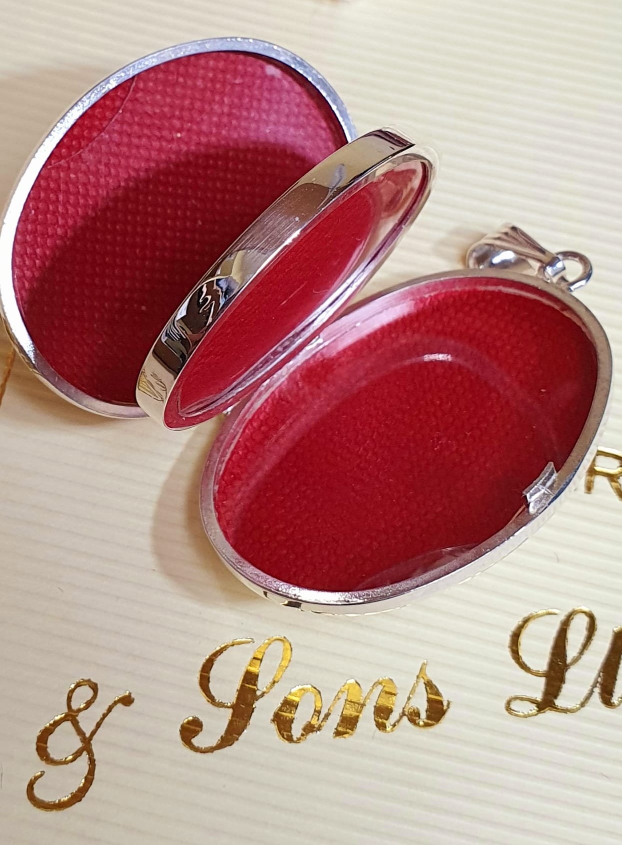 Silver Four Picture Family Locket