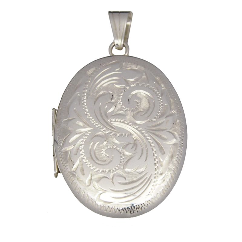 Silver Four Picture Family Locket