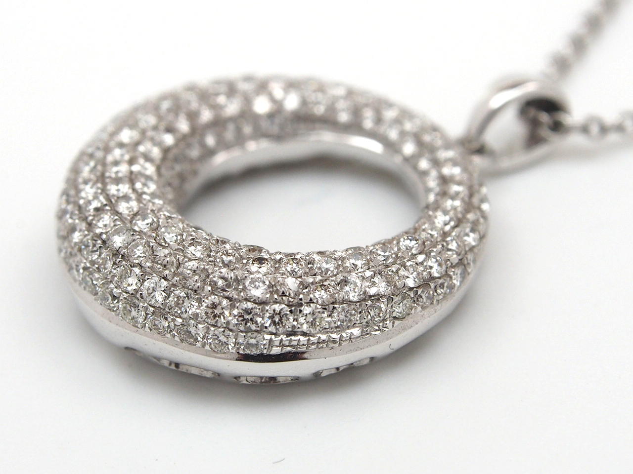 Diamond Circle pendant - 1.20ct
