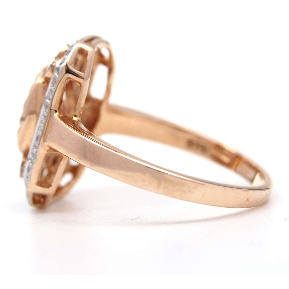 Morganite & Diamond Rose Gold