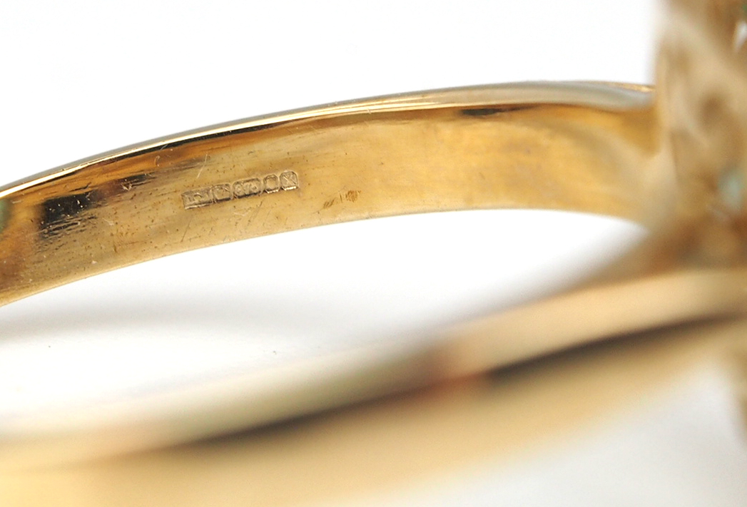 Topaz Oval Single Stone Ring