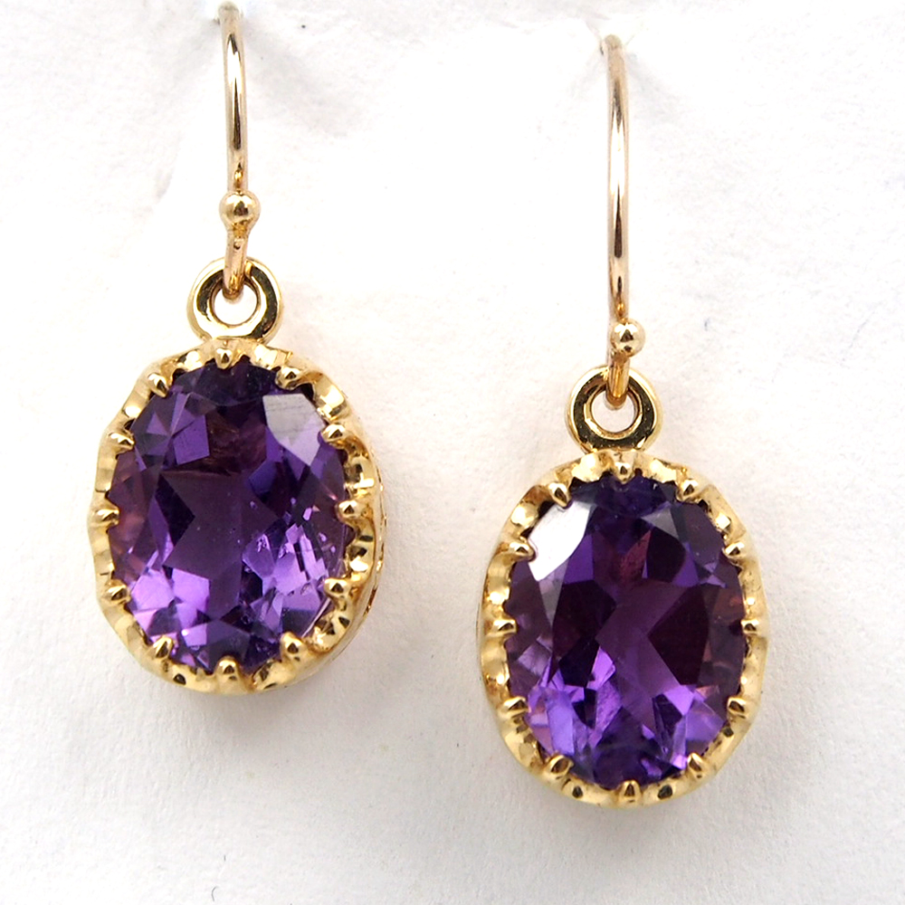 Amethyst Drop Earrings