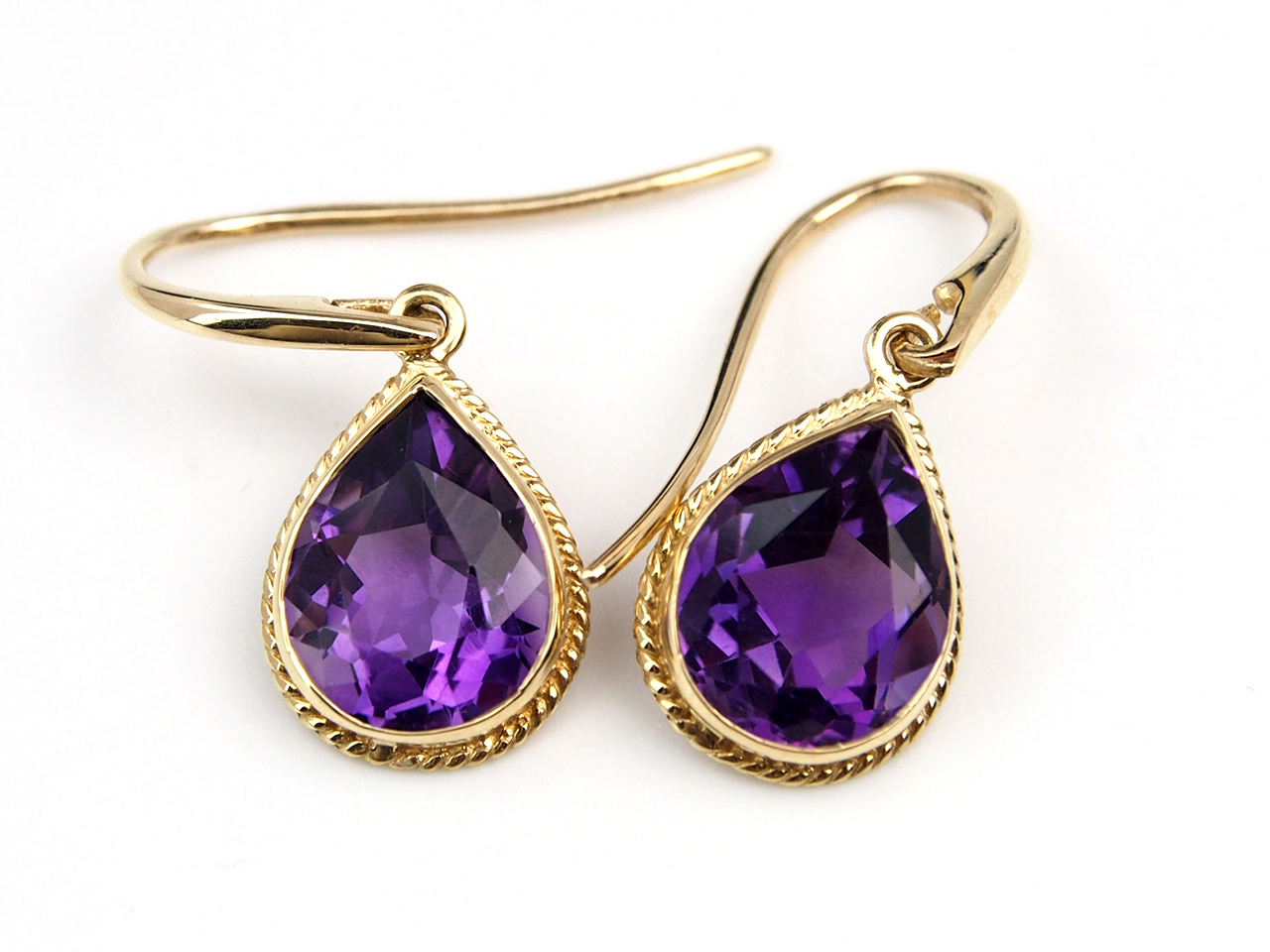 Amethyst Drop Earrings