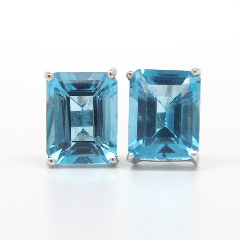 Topaz Stud Earrings
