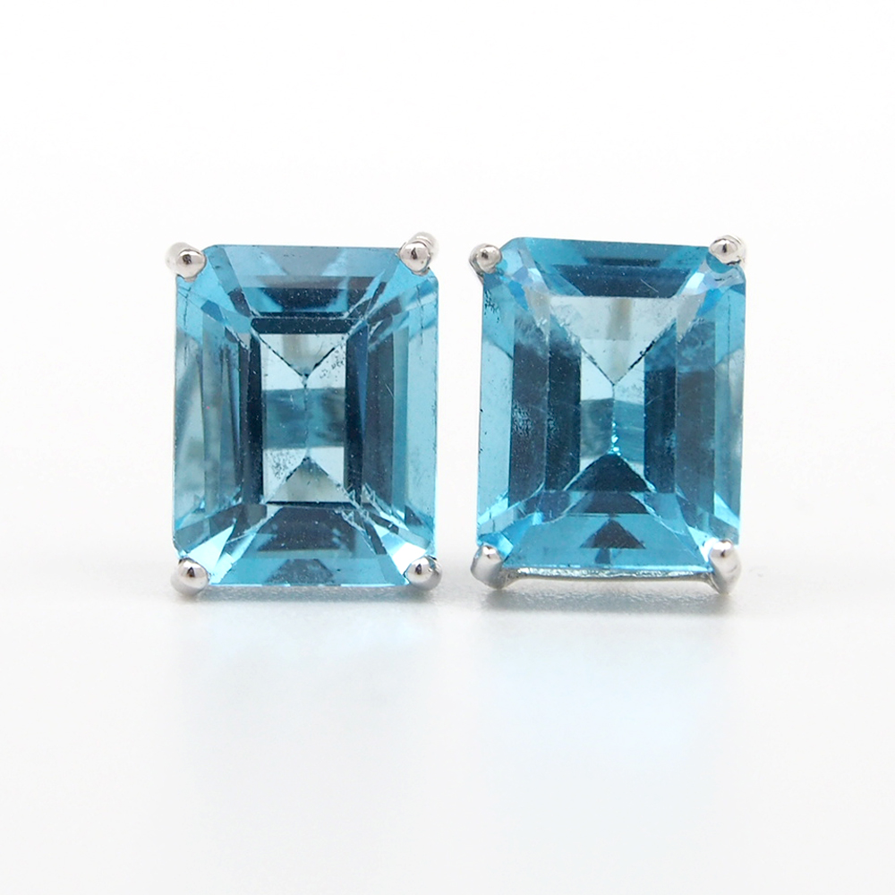 Topaz Stud Earrings
