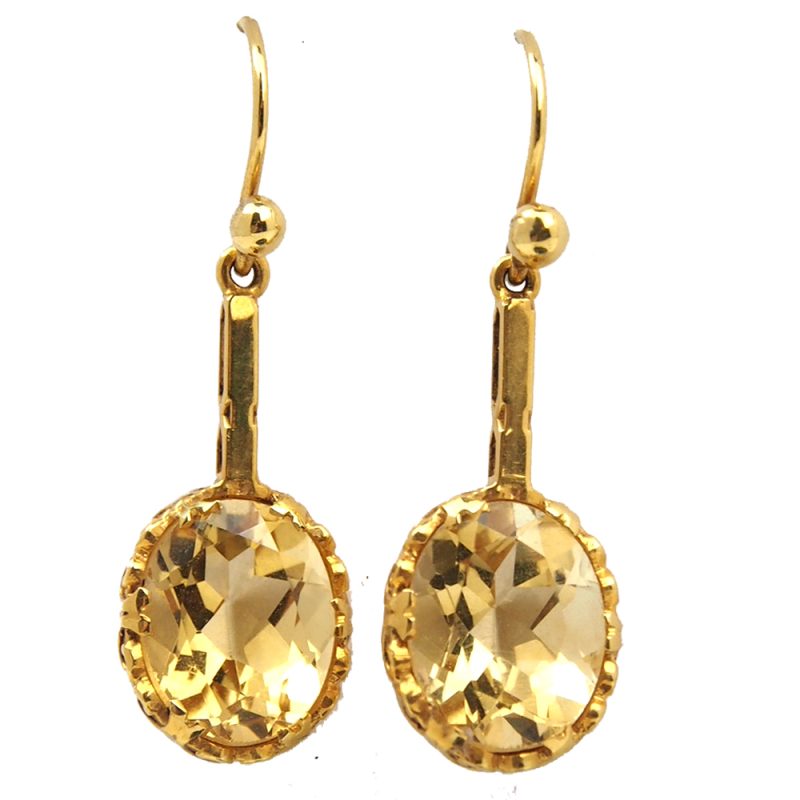 Citrine Drop Earring