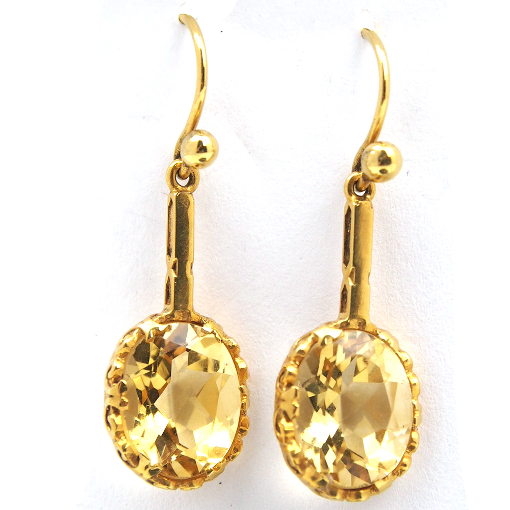 Citrine Drop Earring