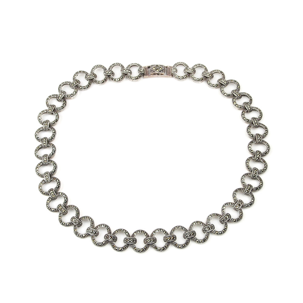 Marcasite & Silver Necklace