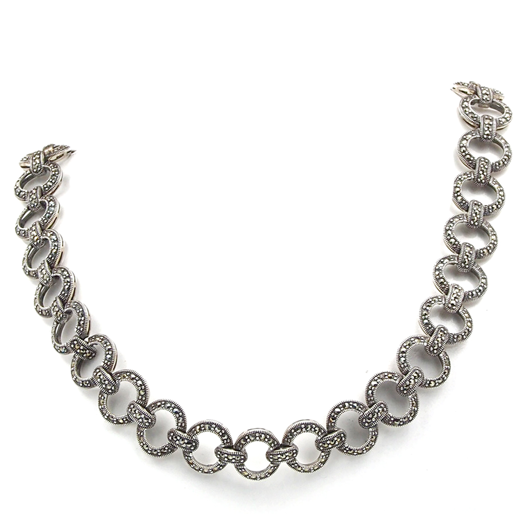 Marcasite & Silver Necklace