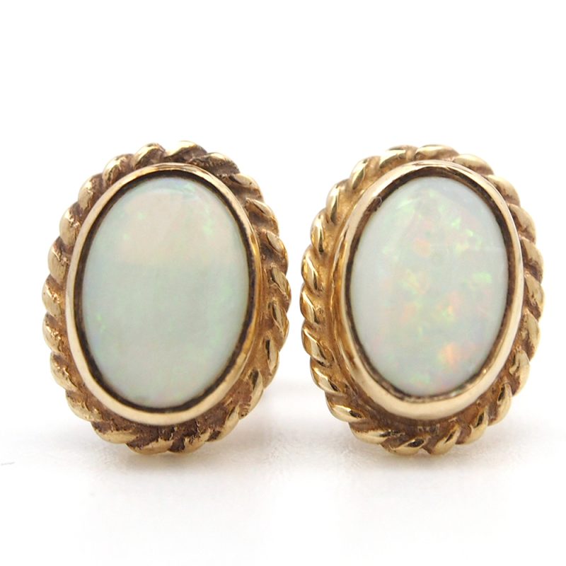 Opal Stud Earrings