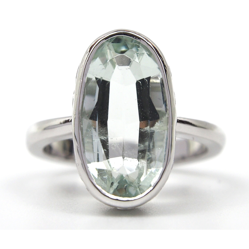 Aquamarine Solitaire Ring 5.70ct