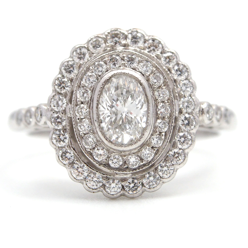 Diamond Double Halo Ring
