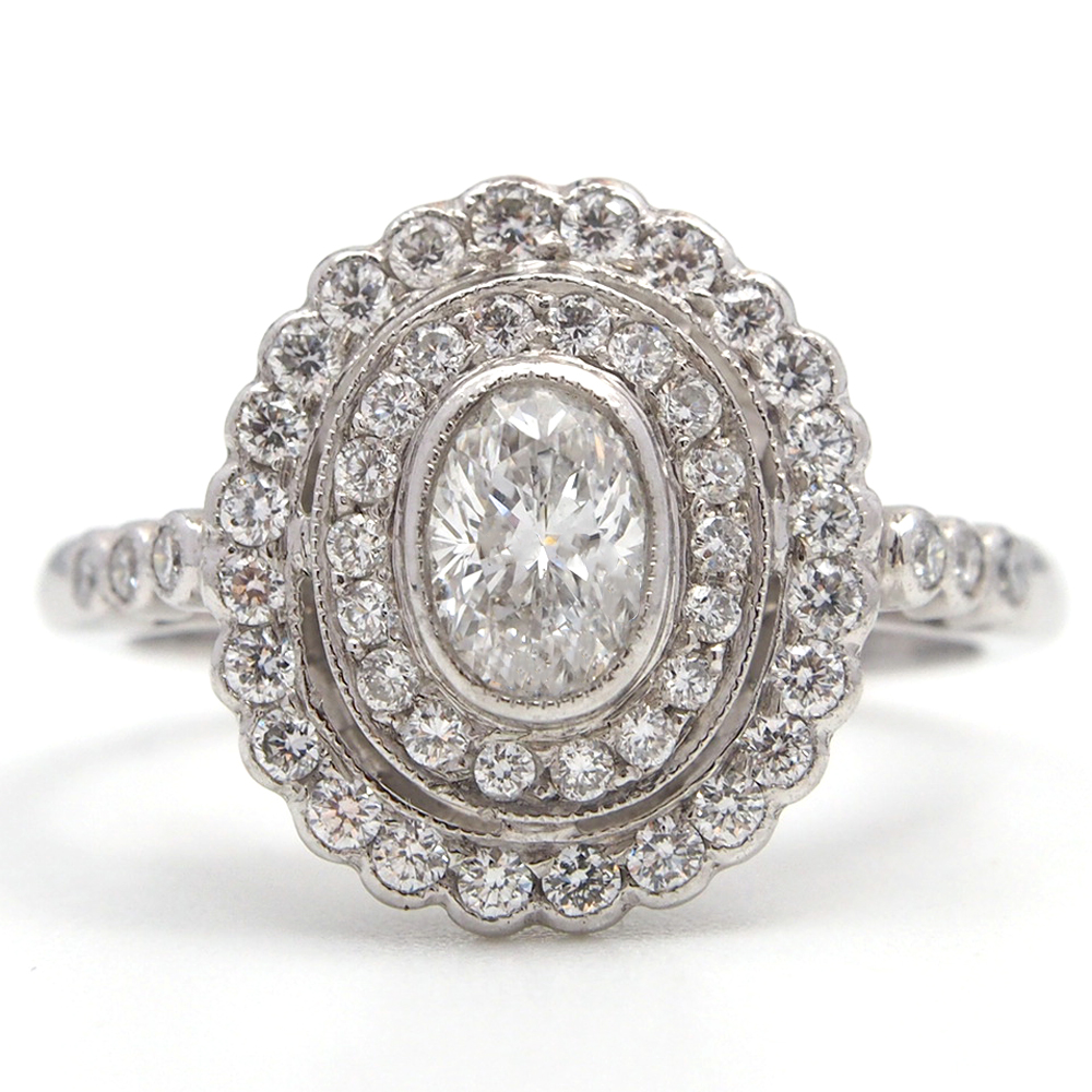 Diamond Double Halo Ring