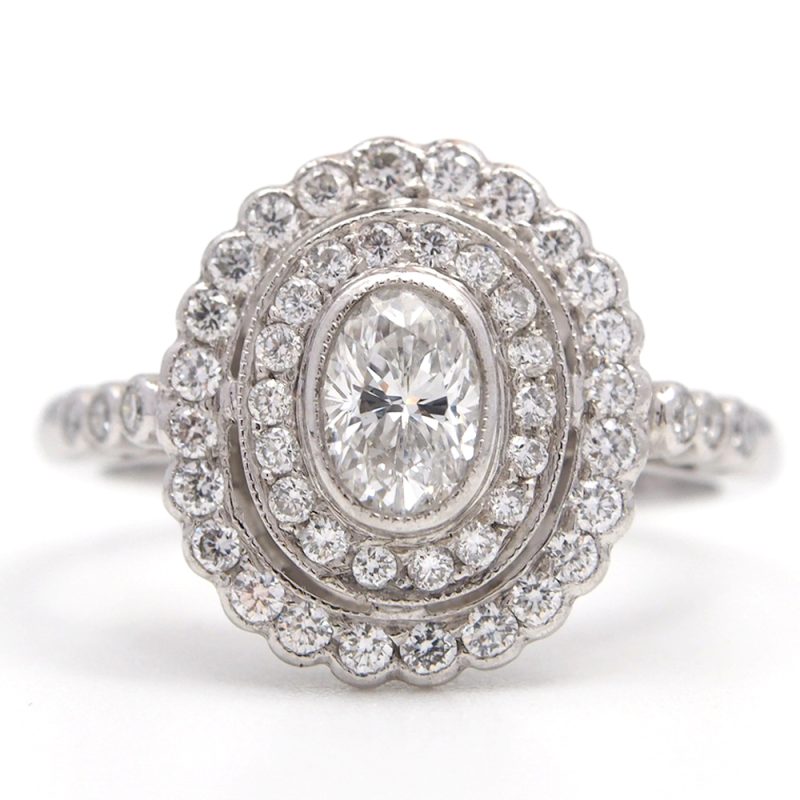 Diamond Double Halo Ring