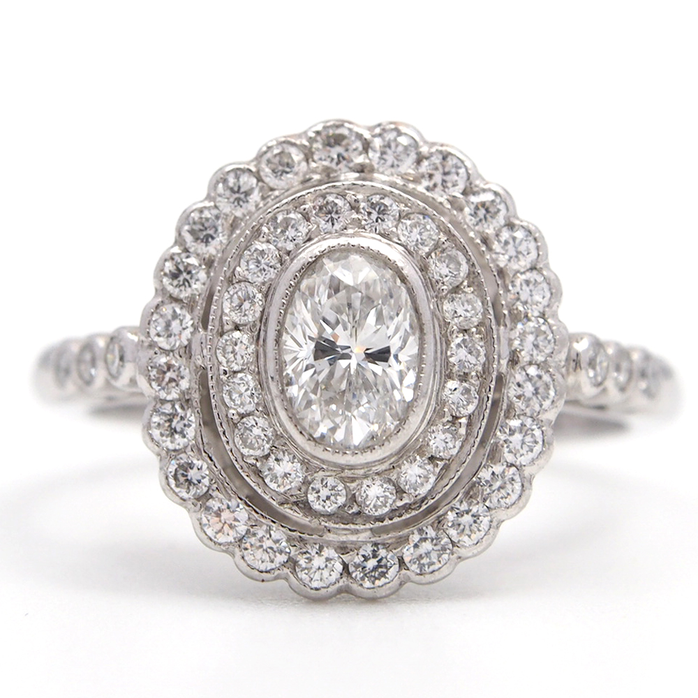 Diamond Double Halo Ring