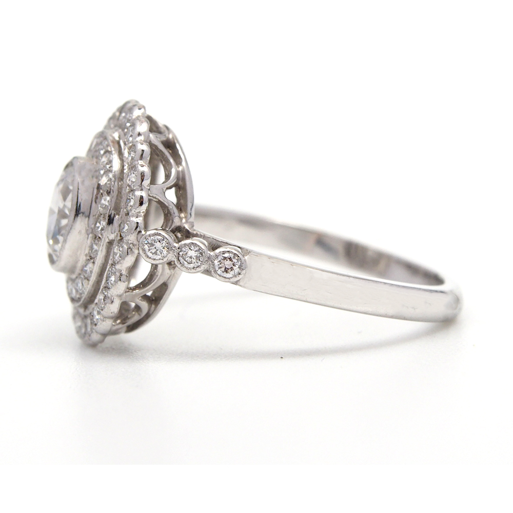 Diamond Double Halo Ring