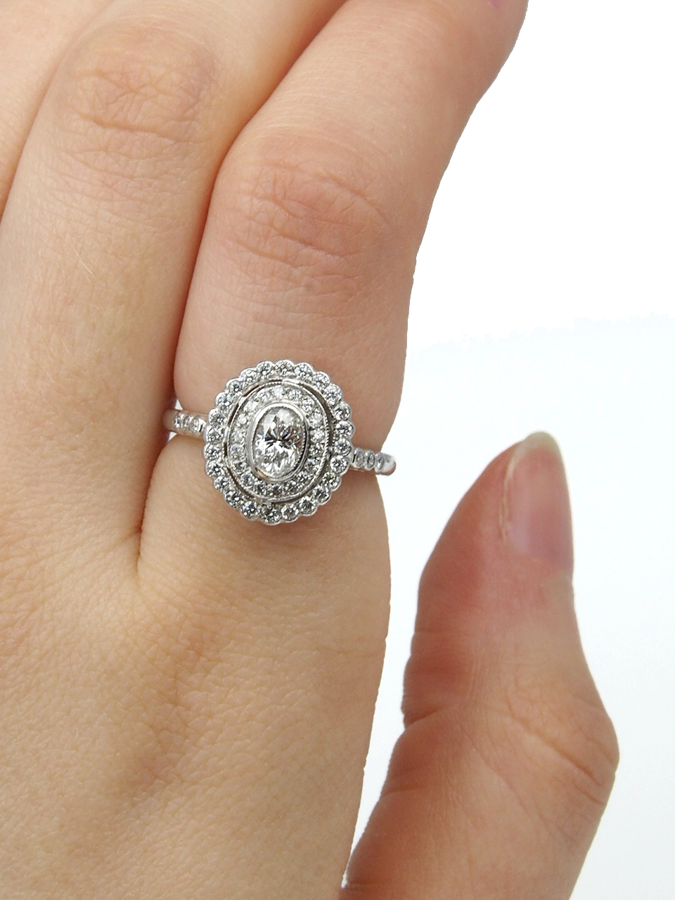 Diamond Double Halo Ring