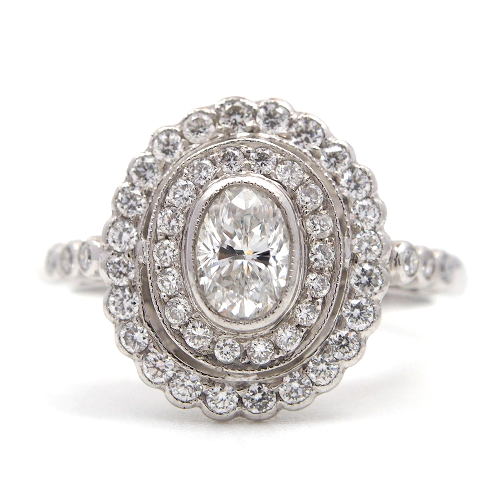 Diamond Double Halo Ring