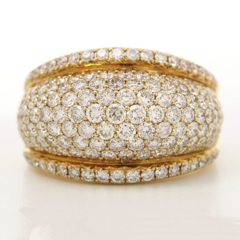 Diamond Bombe' Ring