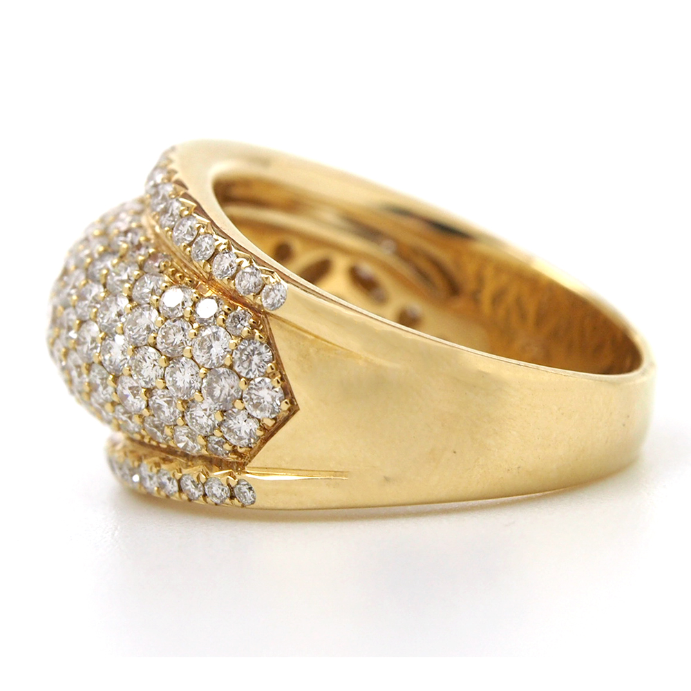 Diamond Bombe' Ring