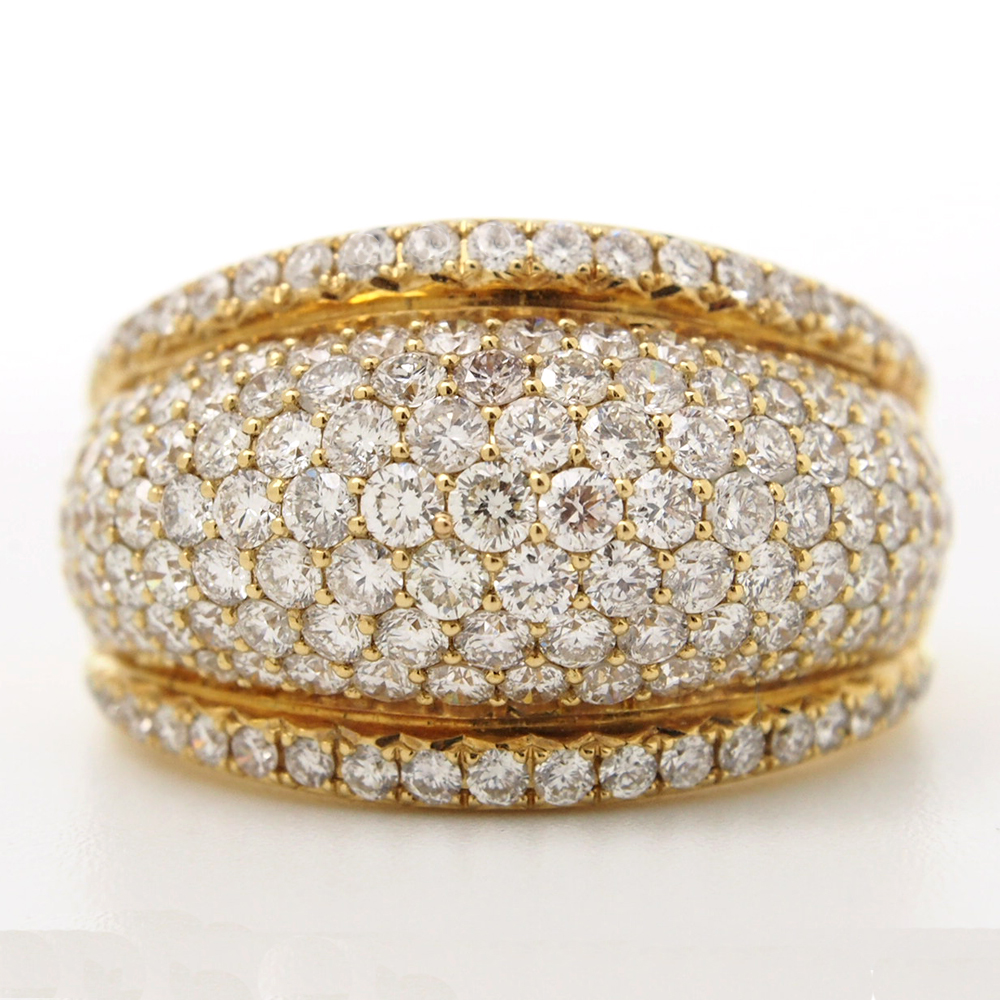 Diamond Bombe' Ring