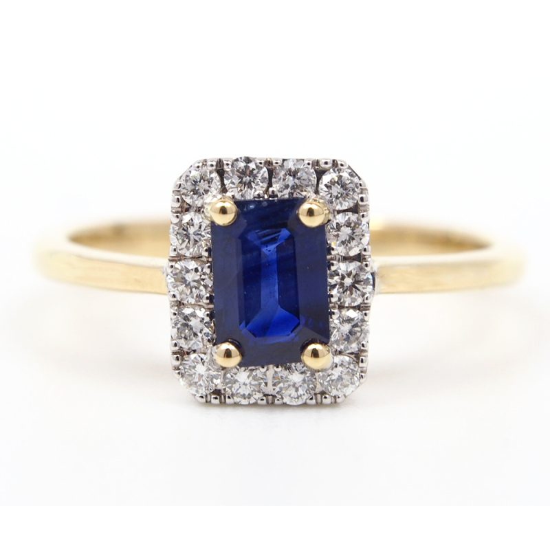 Sapphire and Diamond Ring