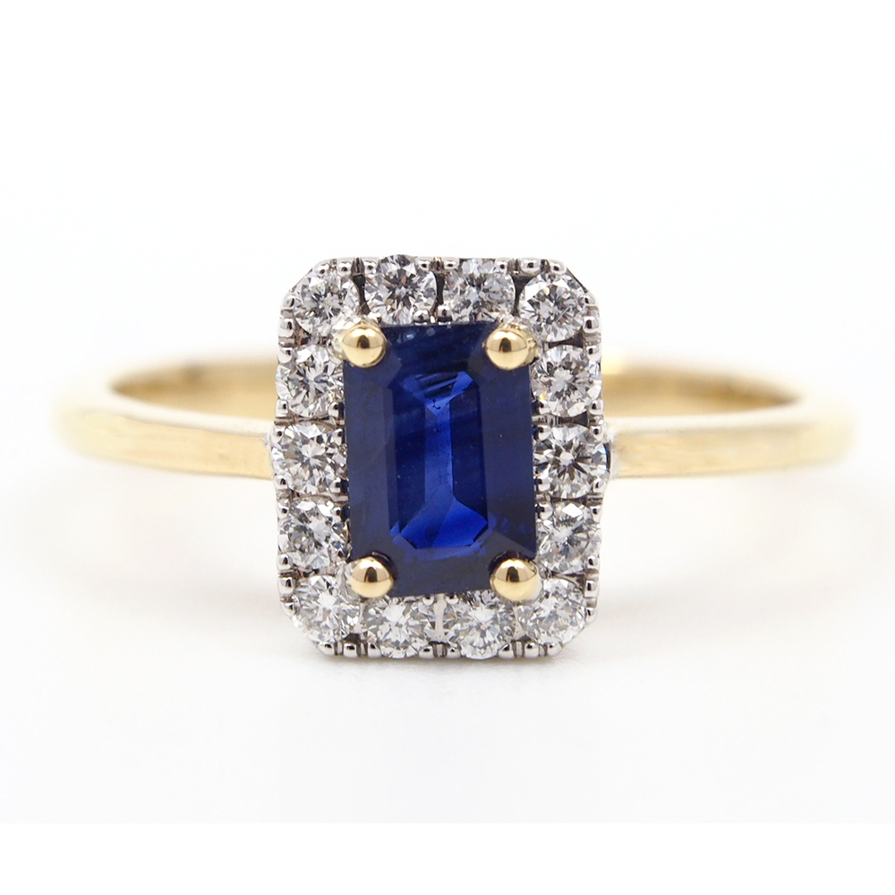 Sapphire and Diamond Ring