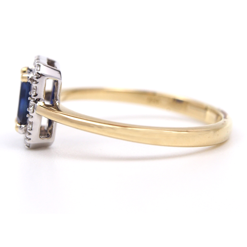 Sapphire and Diamond Ring