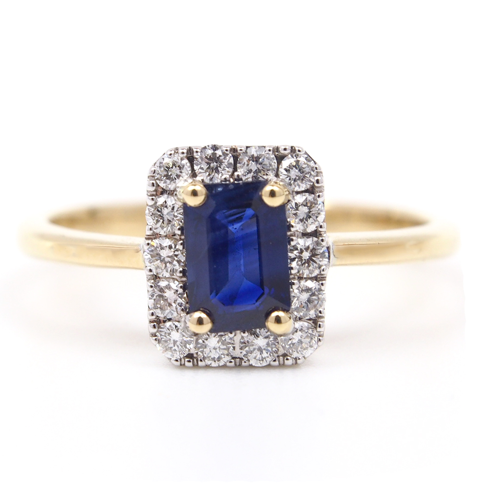 Sapphire and Diamond Ring