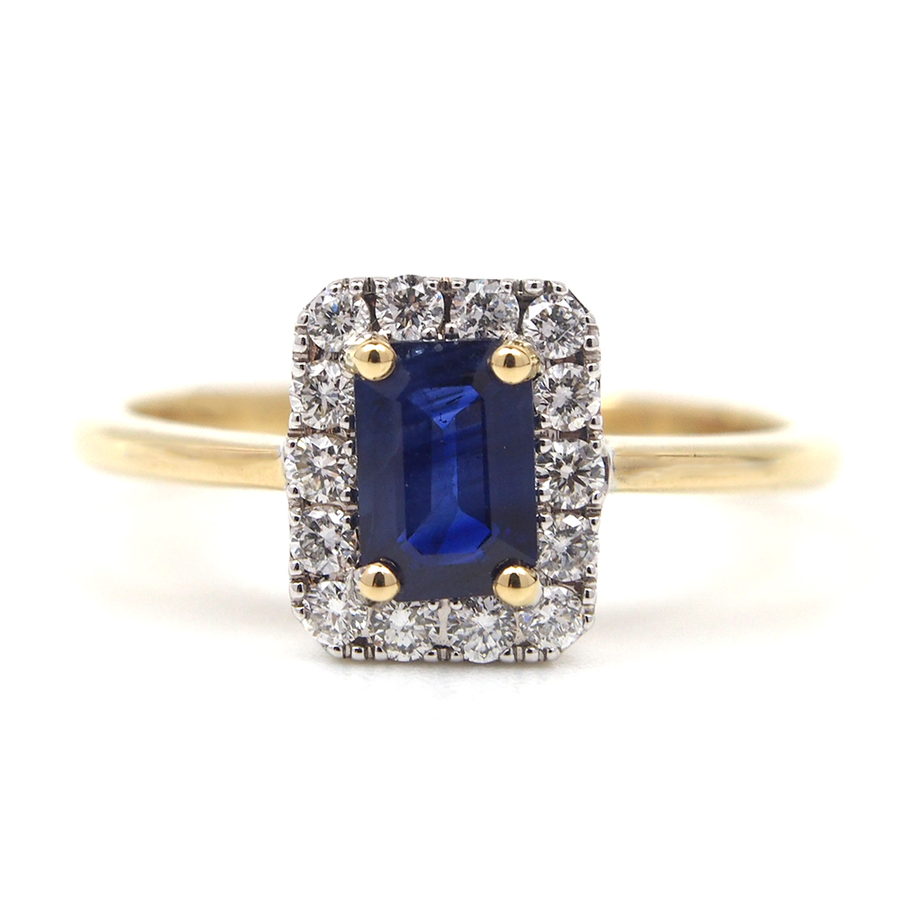 Sapphire and Diamond Ring