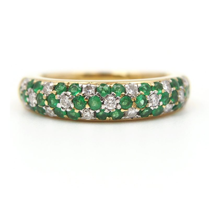 Emerald and Diamond Ring