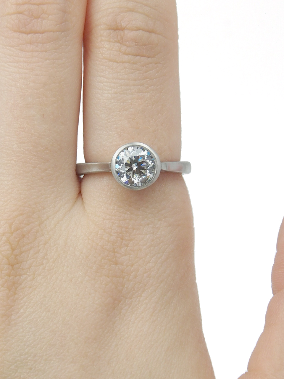 Diamond Solitaire Ring - GIA Cert E/VS1  1.51ct - Platinum