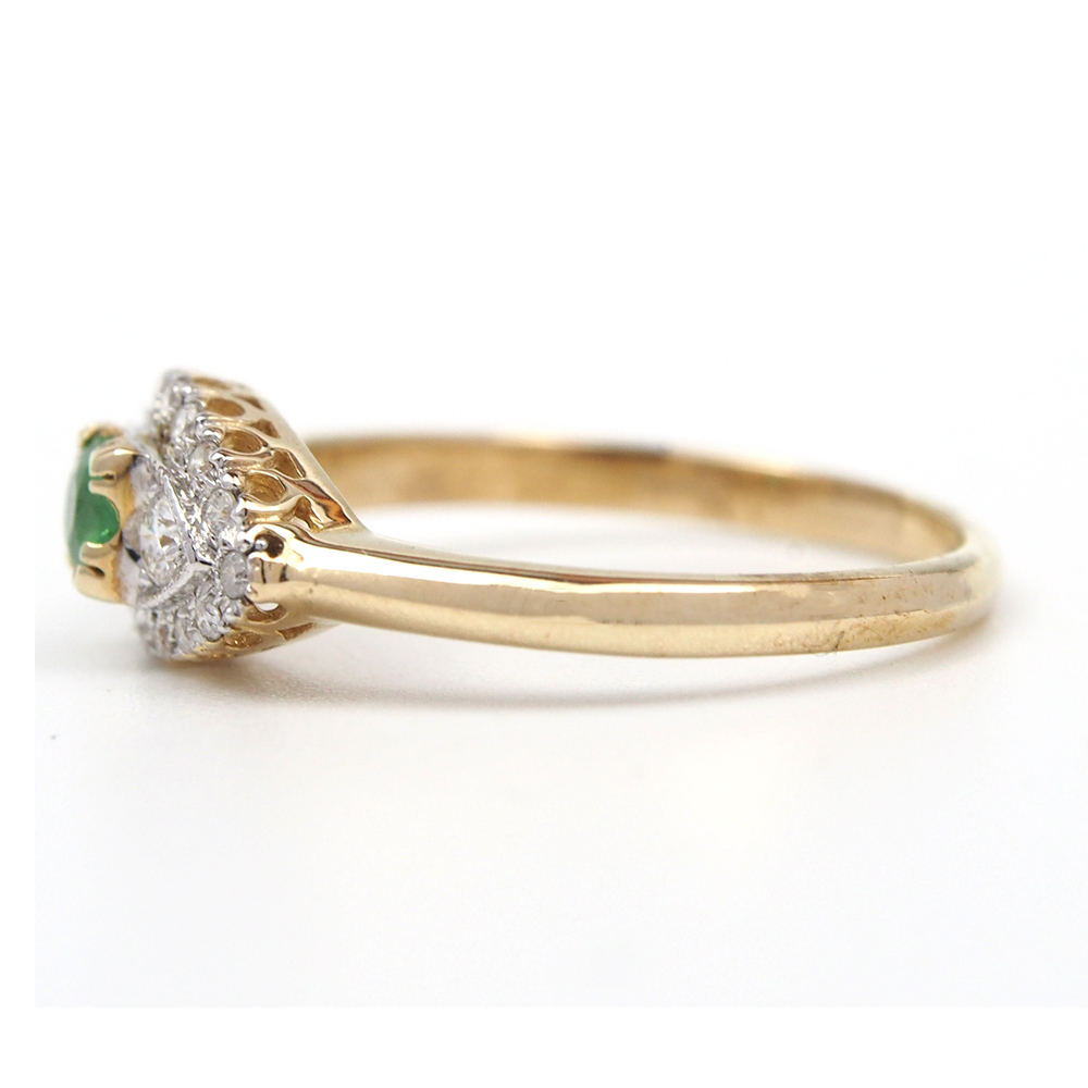 Emerald and Diamond Ring