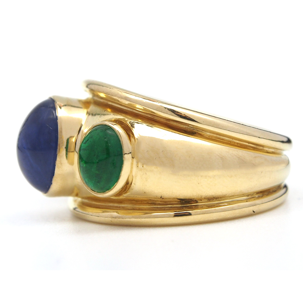 Ruby, Sapphire and Emerald Vintage Ring