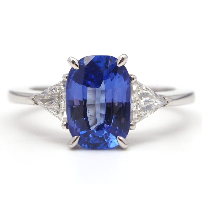 Tanzanite and Diamond Ring - Platinum