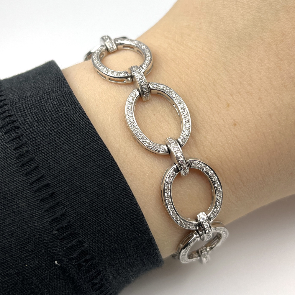 Diamond Bracelet 1.88ct 18ct White Gold