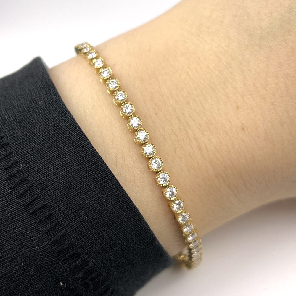 Diamond Bracelet 2.88ct 18ct Yellow Gold