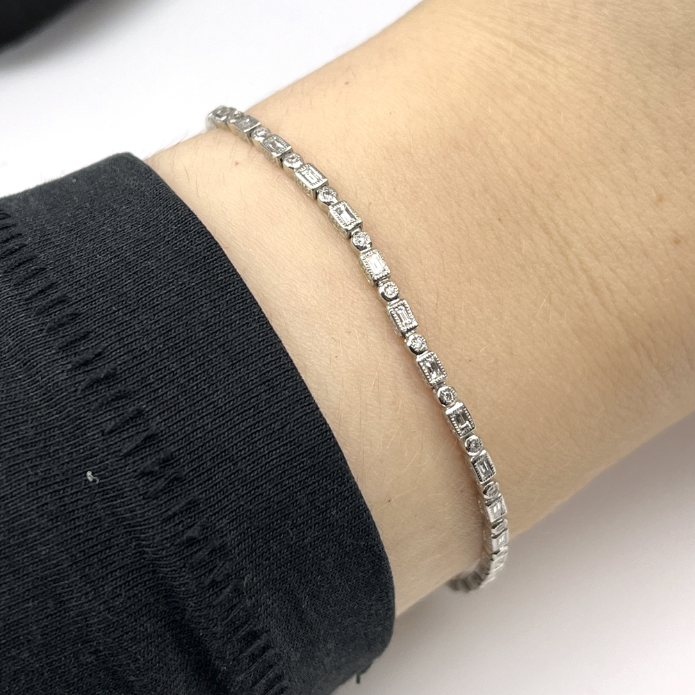 Diamond Bracelet - Platinum