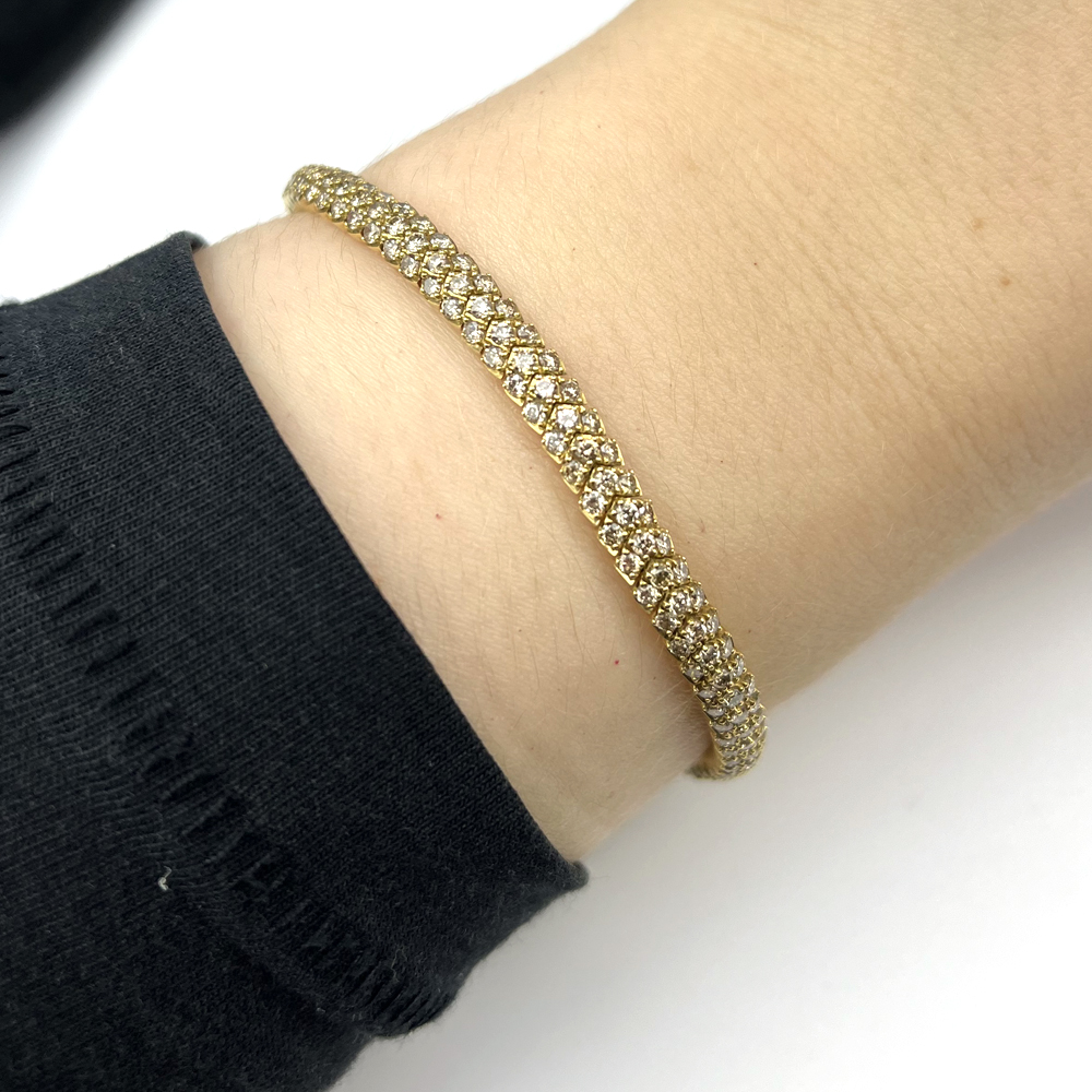 Diamond Bracelet 2.26ct 18ct Yellow Gold