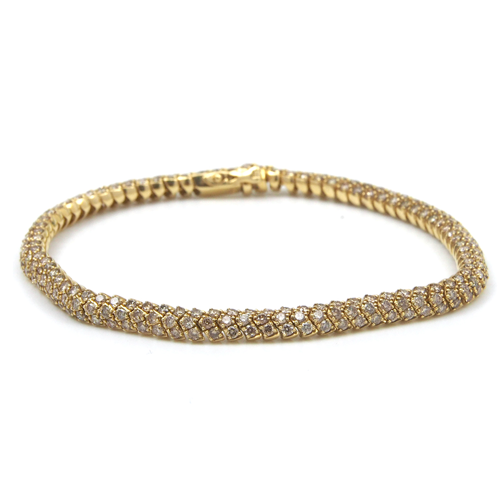 Diamond Bracelet 2.26ct 18ct Yellow Gold