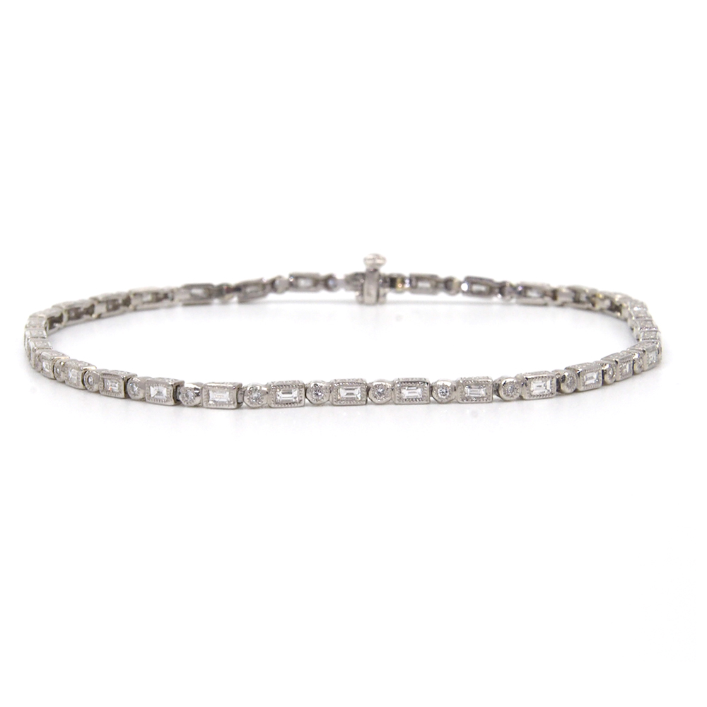 Diamond Bracelet - Platinum
