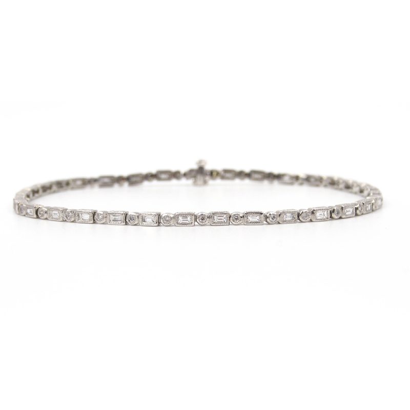 Diamond Bracelet - Platinum