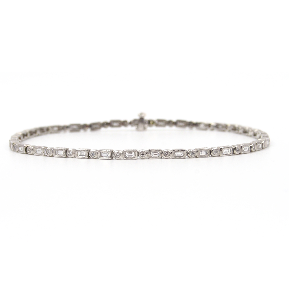 Diamond Bracelet - Platinum
