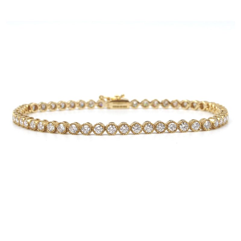 Diamond Bracelet 2.88ct 18ct Yellow Gold