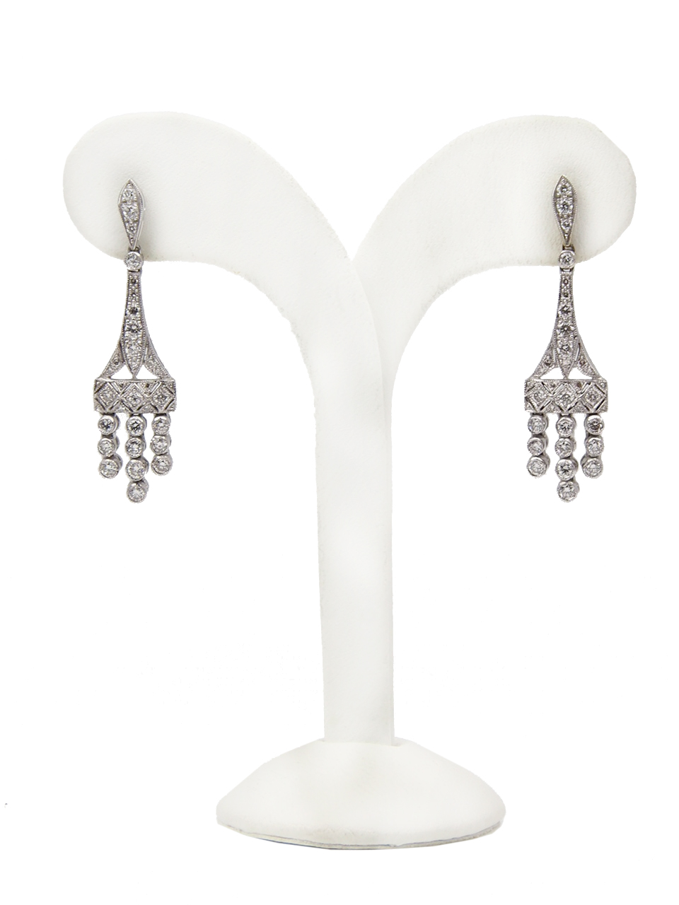 Diamond Drop Earrings - 1.14ct