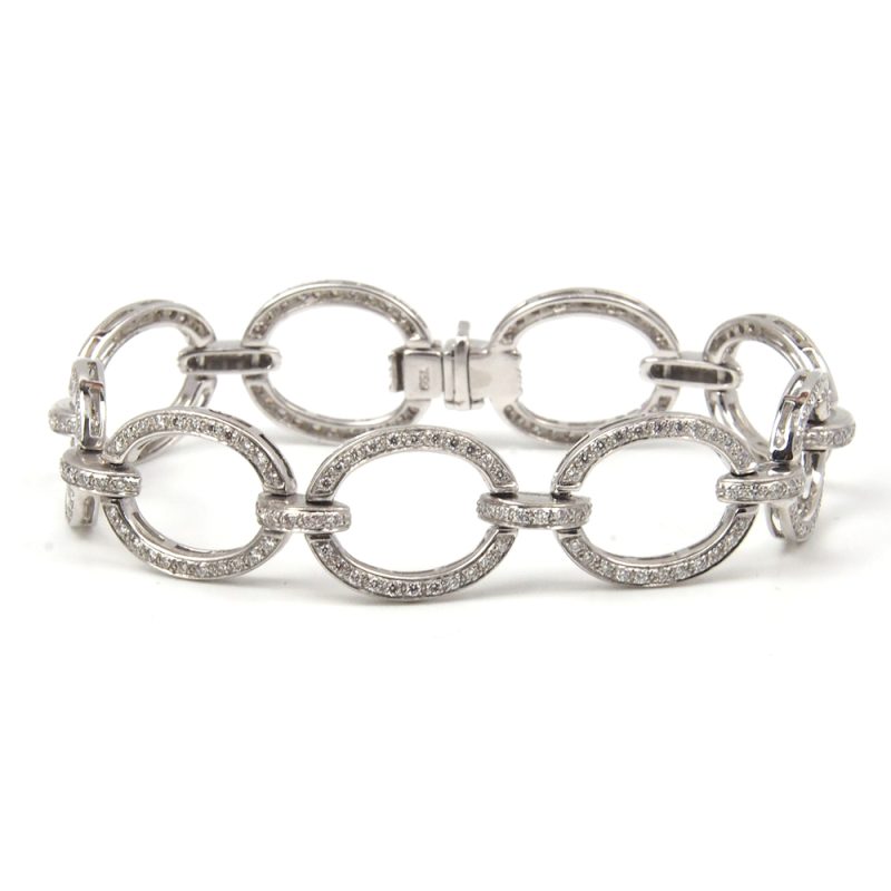 Diamond Bracelet 1.88ct 18ct White Gold