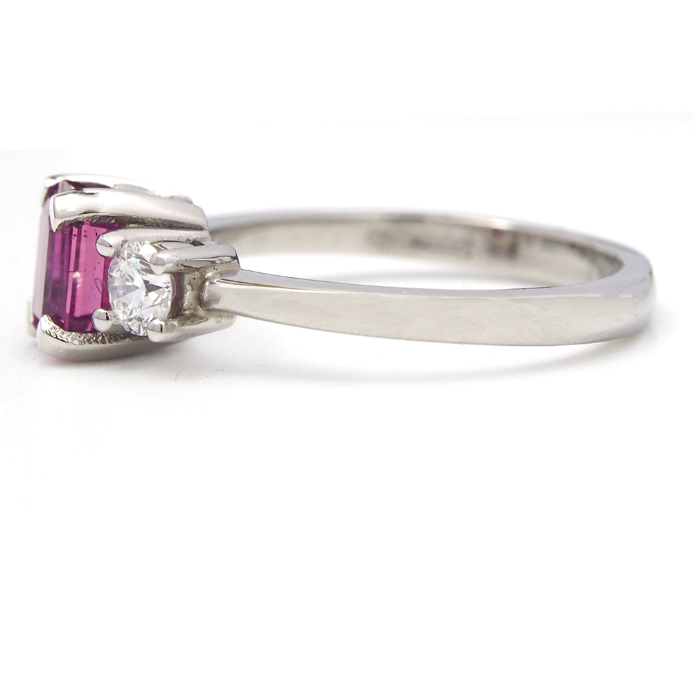 Sapphire and Diamond Ring - Certificated Natural 1.28ct